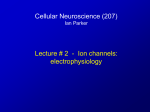 Cellular Neuroscience (207) Ian Parker