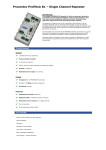 Procentec ProfiHub B1 – Single Channel Repeater