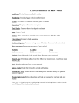 Earth Science Vocab for CAT6 Test