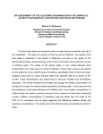 Assesment of the Coliform Contamination in Sampaloc, Mojicap and