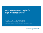 Error Reduction Strategies for High