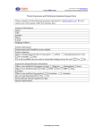 Protein Expression and Purification Quotation Request Form