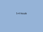 5-4 Vocab