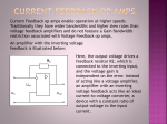 feedback current amplifier