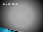 Ecosystems - geo