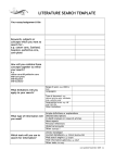 literature search template