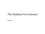 Introduction to Database