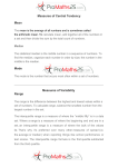 Measures of Central Tendency Mean Mode