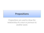 Prepositions