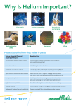 Properties of helium that make it useful