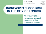 increasing flood risk in the city of london