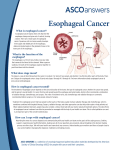 Esophageal Cancer