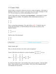 3-3 Cramer`s Rule