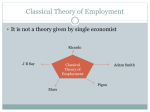 Classical Theory of Employment