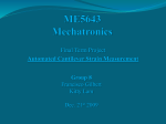 Mechatronics Presentation