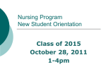 Nursing Program Open House Tea