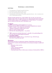 Microbiology 3 – Control of Infection