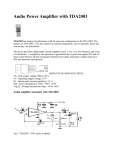 Audio Power Amplifier with TDA2003