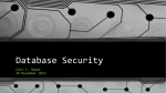 Database Security