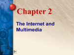 Chapter 2 The Internet and Multimedia