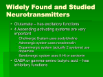 Widely Found and Studied Neurotransmitters