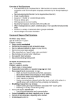 Overview of Rett Syndrome