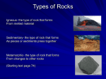 Types of Rocks