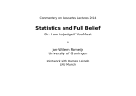 Statistics and Full Belief