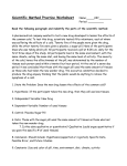 Scientific Method Practice Worksheet