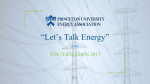 PUEA Wintersession Course_ Let`s Talk Energy