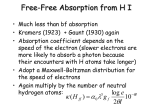 Chapter 8 – Continuous Absorption