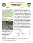 monroe border fault, bucks county