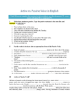 Grammar worksheet