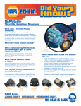 NAPA Echlin Throttle Position Sensors