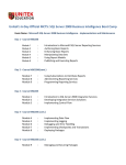 Unitek`s 6-Day Official MCTS: SQL Server 2008