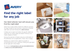 Find the right label for any job