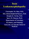 Toxic Leukoencephalopathy