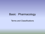 Basic Pharmacology