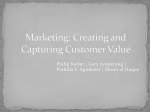 Marketing: Creating and Capturing Customer Value