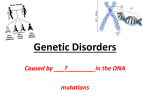 Genetic Disorders