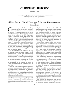 Good Enough Climate Governance