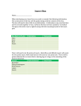 insect box grade sheet