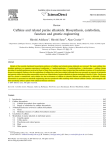 Caffeine and related purine alkaloids: Biosynthesis, catabolism