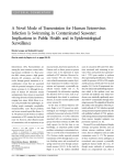 A Novel Mode of Transmission for Human Enterovirus Infection Is