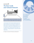 The Rare Earth and Actinoid Elements