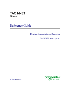 Reference Guide - Schneider Electric EcoBuildings