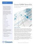 Cincom SUPRA® Server SQL