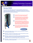 Series 5000 - Welding Technology Corporation