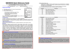 EBC5855X Quick Reference Guide