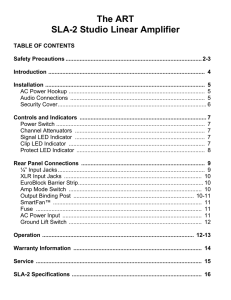 SLA-2 Manual